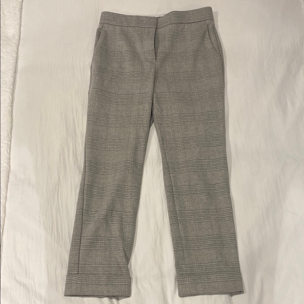 Ann Taylor Gray Cropped Ankle Pants